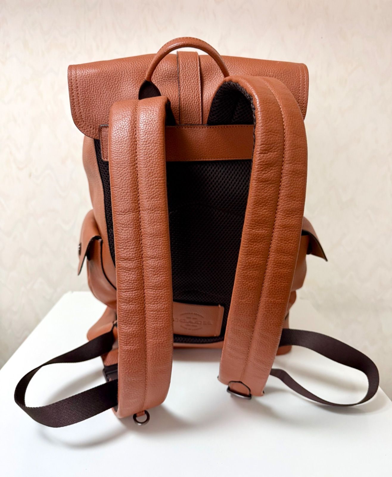 良品】COACH コーチ リュック ハドソン レザー バックパック ブラウン