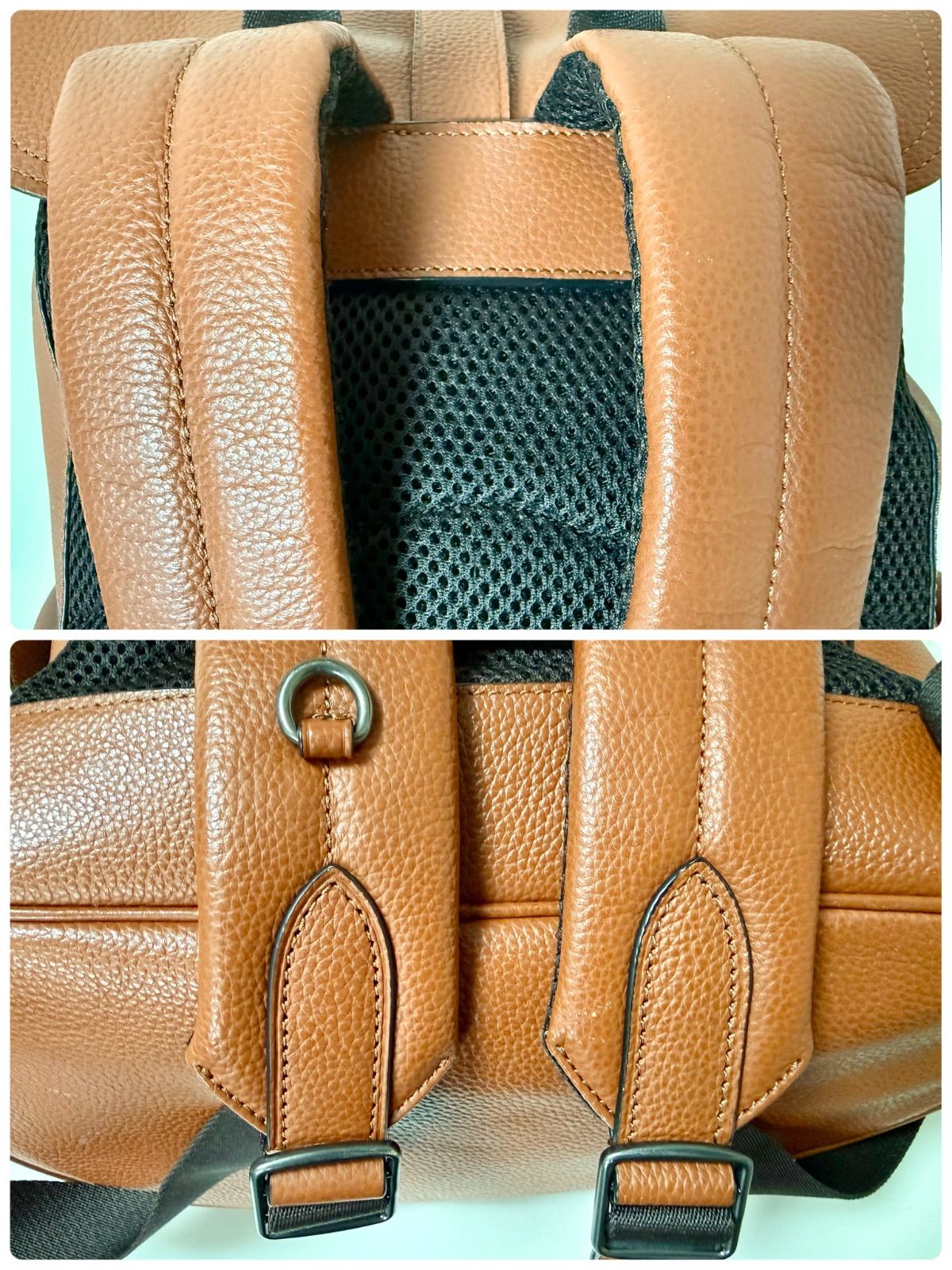 良品】COACH コーチ リュック ハドソン レザー バックパック ブラウン