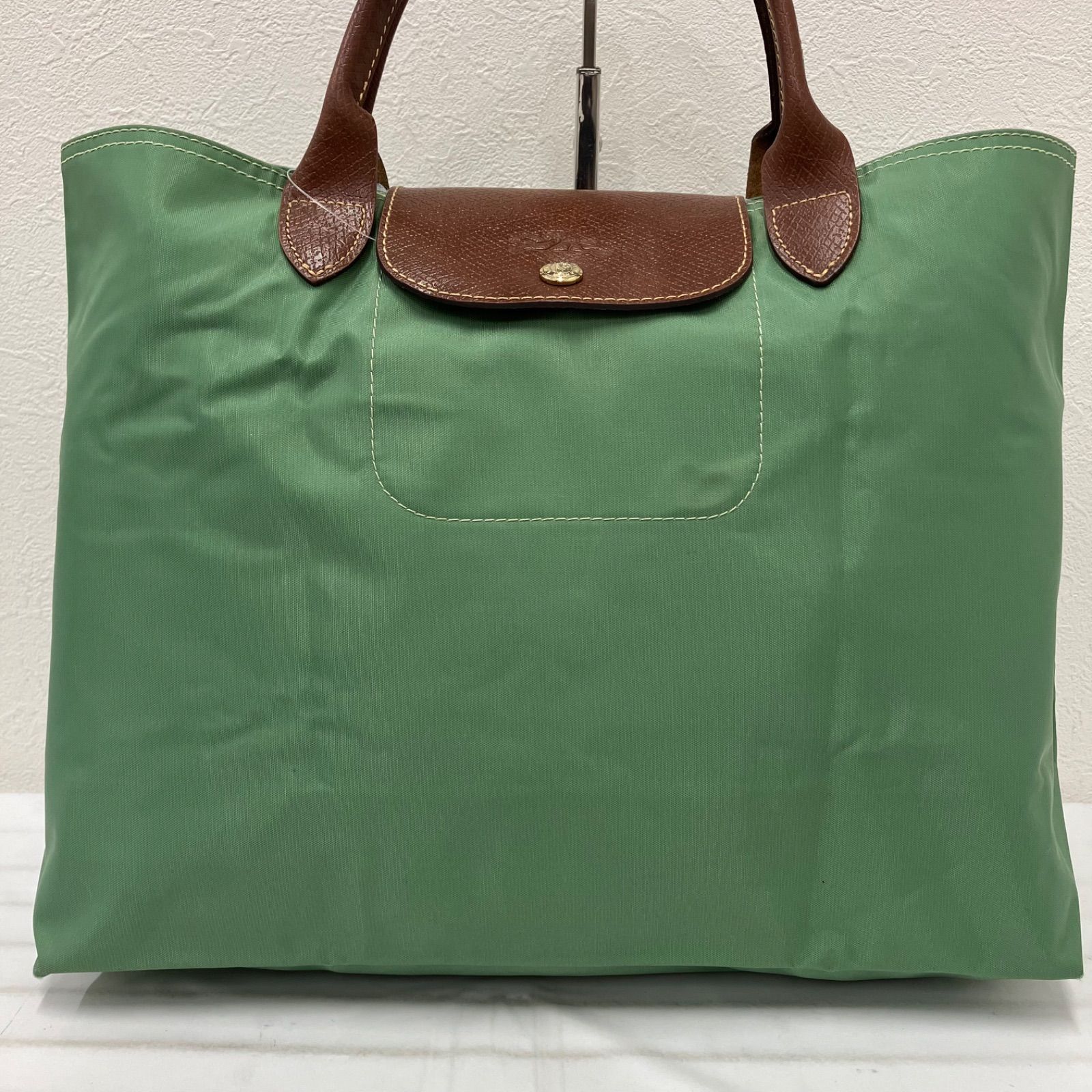 2316 LONGCHAMP ロンシャン ハンドバッグ ルプリアージュ グリーン 