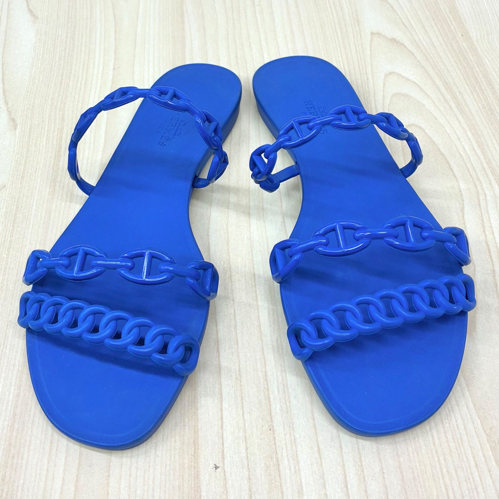 エルメス ラバーサンダル 36 中古・古着通販】HERMES (エルメス) ALOHA 