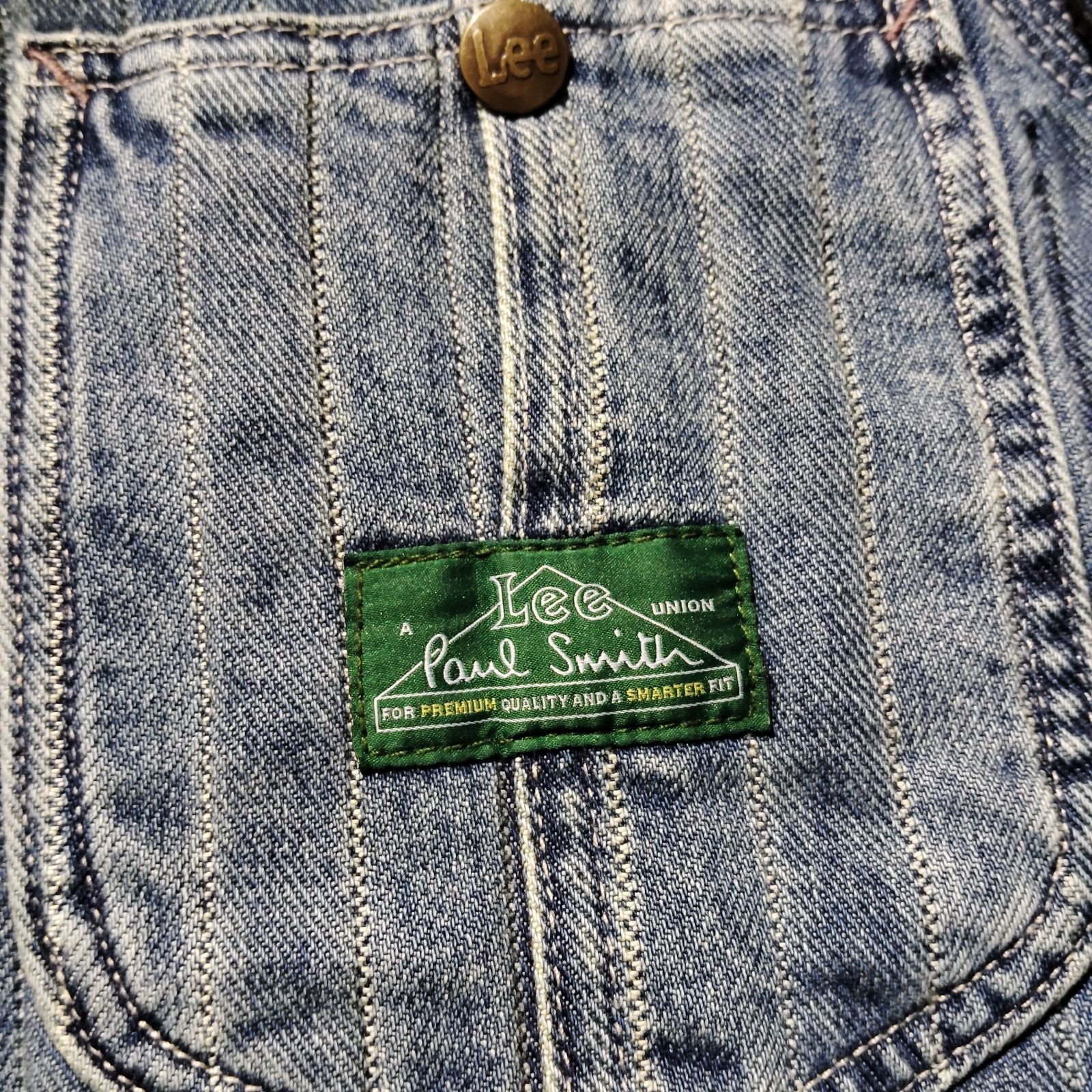 Paul Smith × Lee 25ss ウォバッシュチョアジャケット S デニム