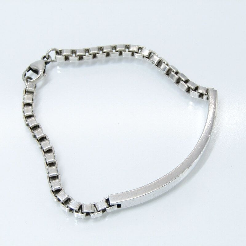 Tiffany ベネチアンブレスレット　Ag925 Tiffany&Co. ティファニー ブレスレット ベネチアンリンク ID ボックス