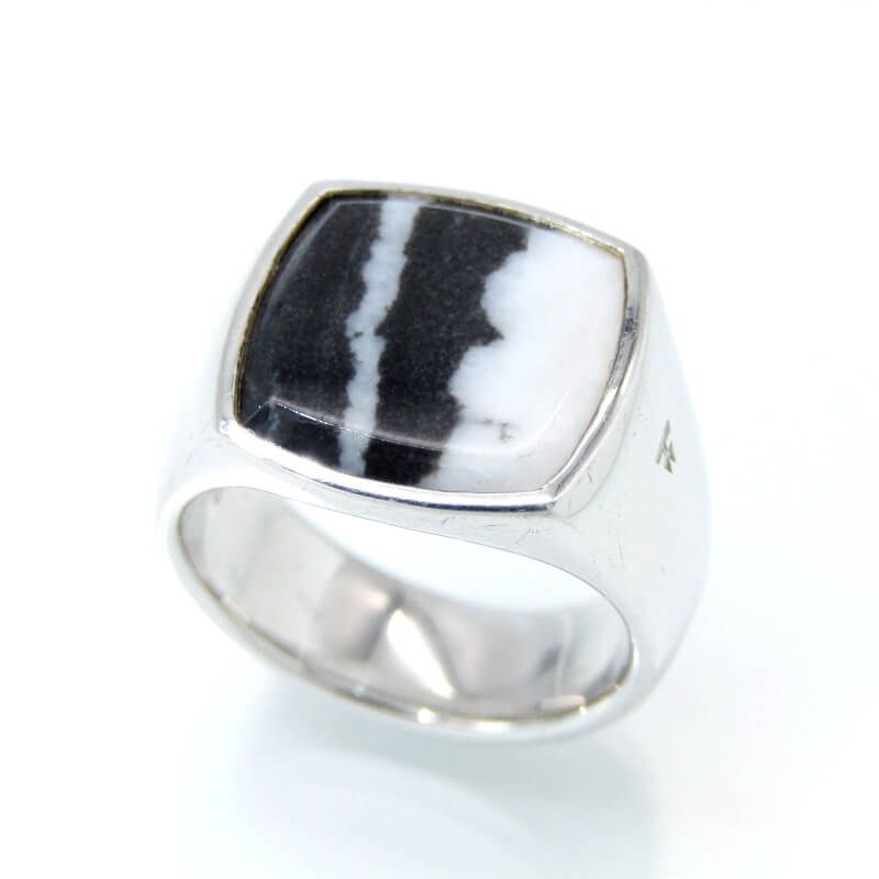 TOM WOOD リング Cushion Zebra Ring #52 TOM WOOD トムウッド リング Cushion Zebra Ring #52 クッション