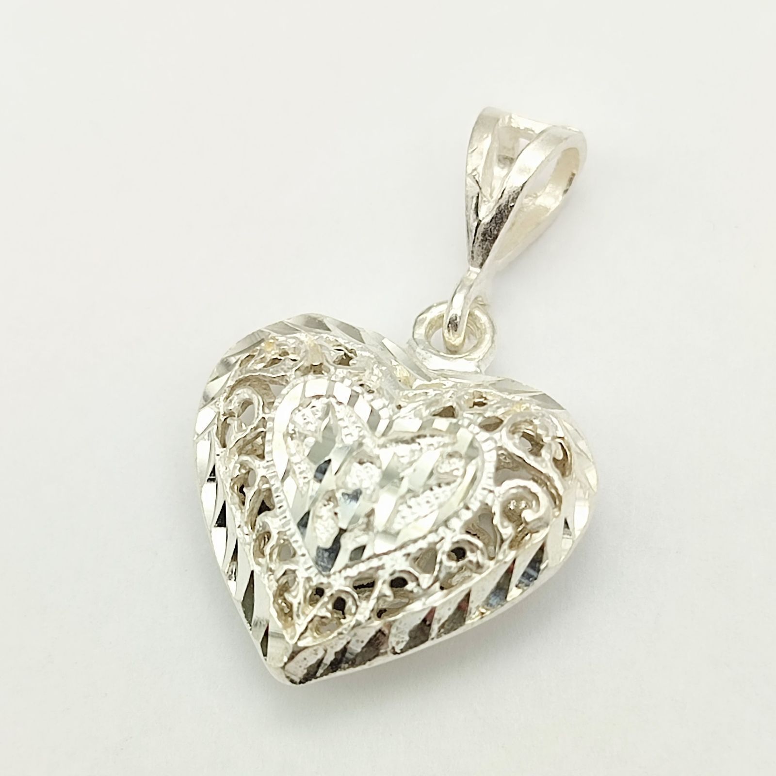 美品】ハートペンダントトップ 透かし SILVER シルバー925 - メルカリ