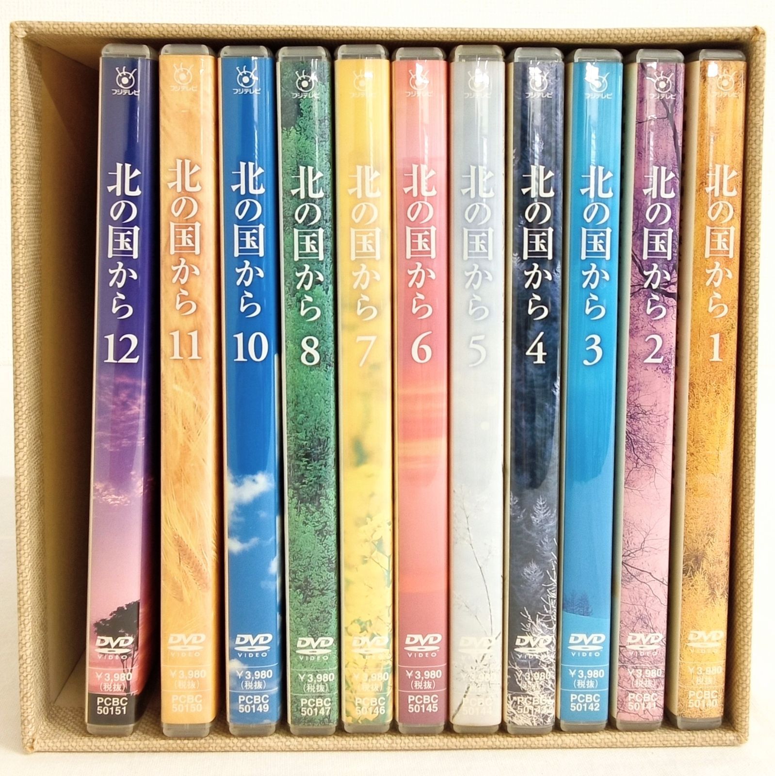 動作確認済み】「北の国から 1~8,10~12巻(9巻欠品) DVD-BOX」 田中邦衛 
