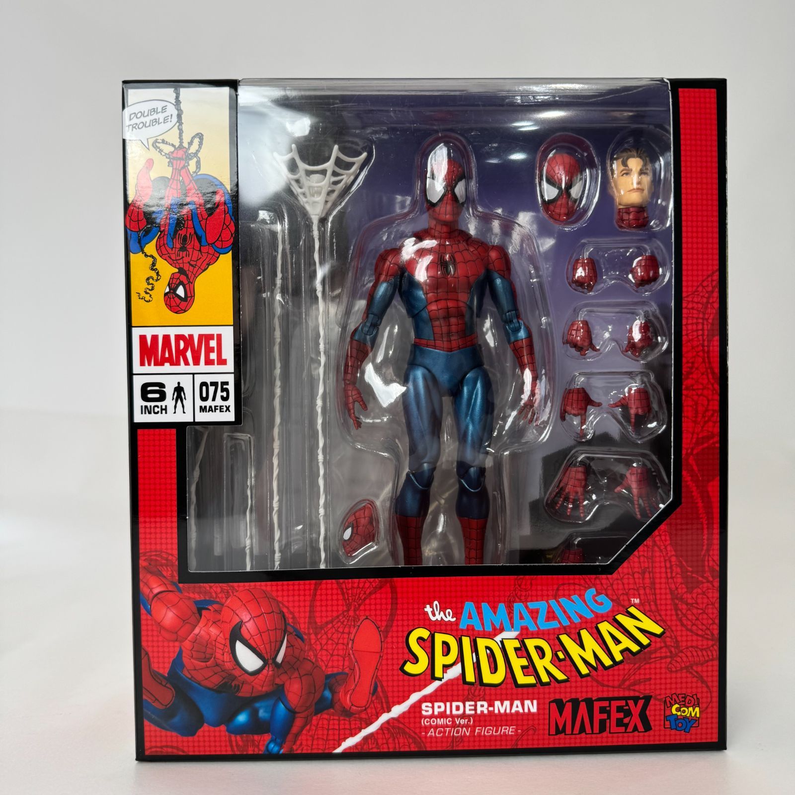 新品未開封】MAFEX スパイダーマン COMIC Ver.（No.075） - メルカリ