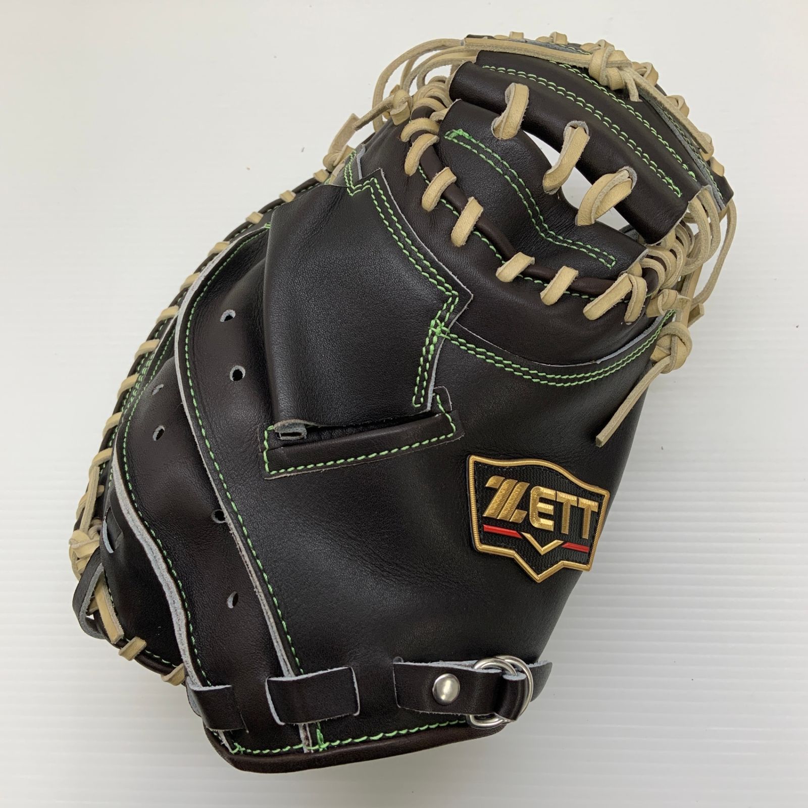 Z ZETT PROSTATUS PROSTATUS BRCB922SQ Softball Adult General Catcher Mitt Catcher Glove Glove Right Throw Used Baseball 8512