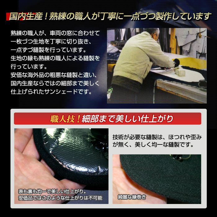 タウンエースバン(S403M/S413M)(R02/06～)ブラック アルミサンシェード