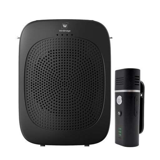 WWinbridge15W小型拡声器ポータブル拡声器ハンズフリースピーカーマイク付きPAシステム拡声器会議教室店頭販売C006