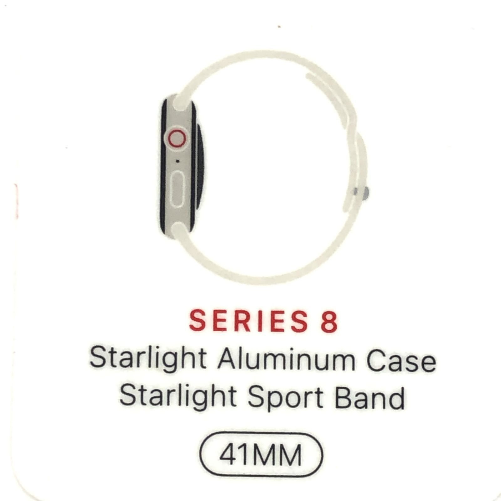 新品】 Apple Watch Series 8 41mm スターライト/202506120415000 