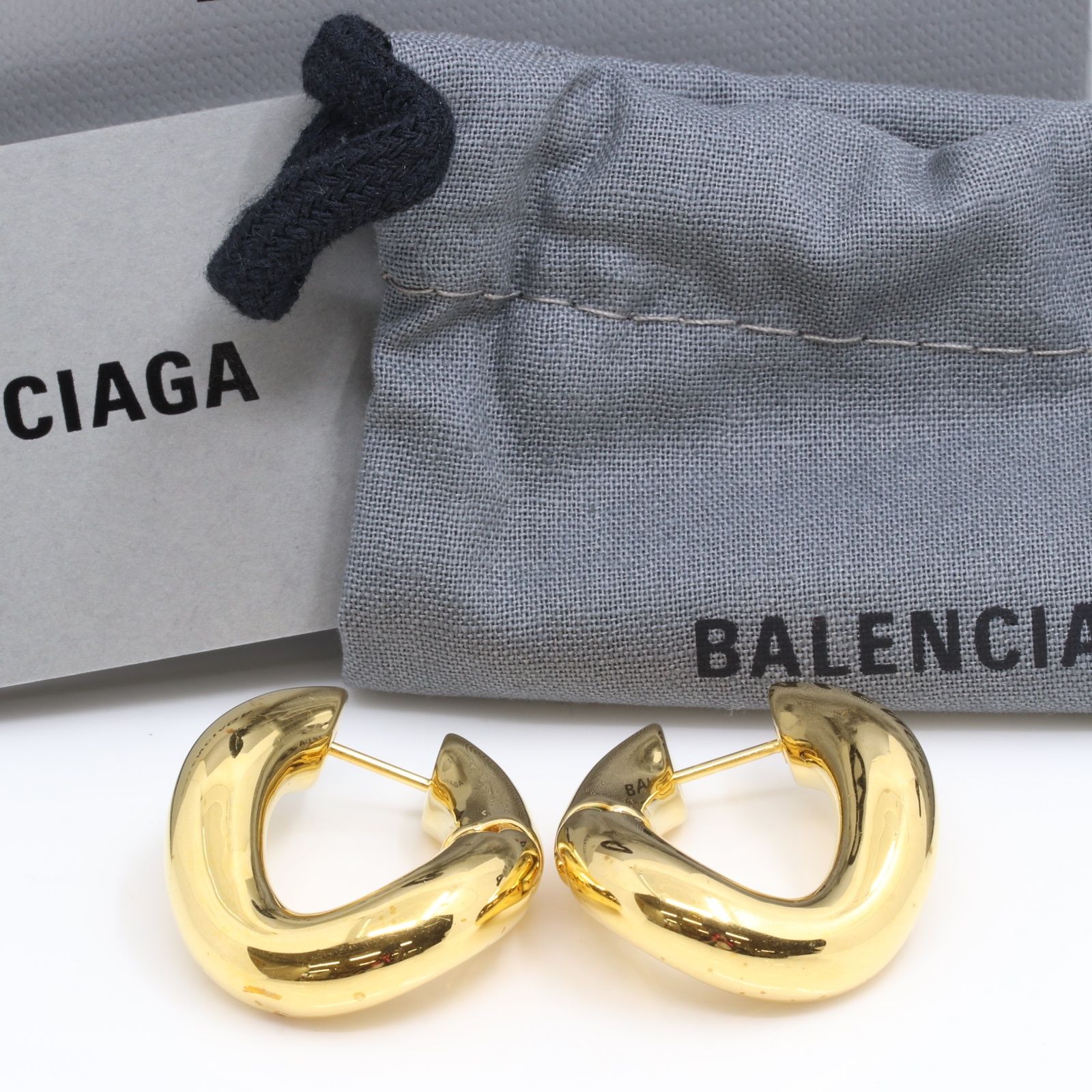 ITEEE8NO78JK Balenciaga バレンシアガ ピアス Loop XS ピアス GP