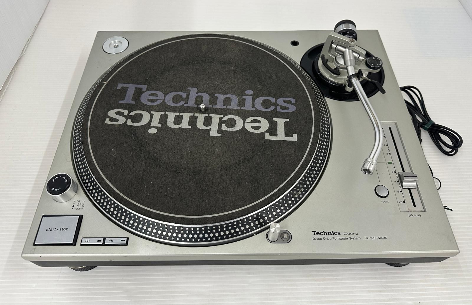 【ジャンク品】Technics テクニクス ターンテーブル SL-1200MK3D DJ機材 (2604285)
