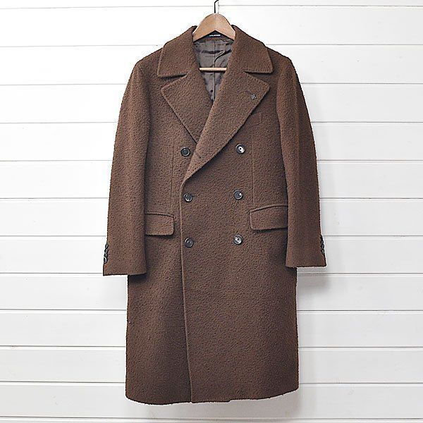 タリアトーレ RICH ダブル チェスターコート 42 ブラウン TAGLIATORE