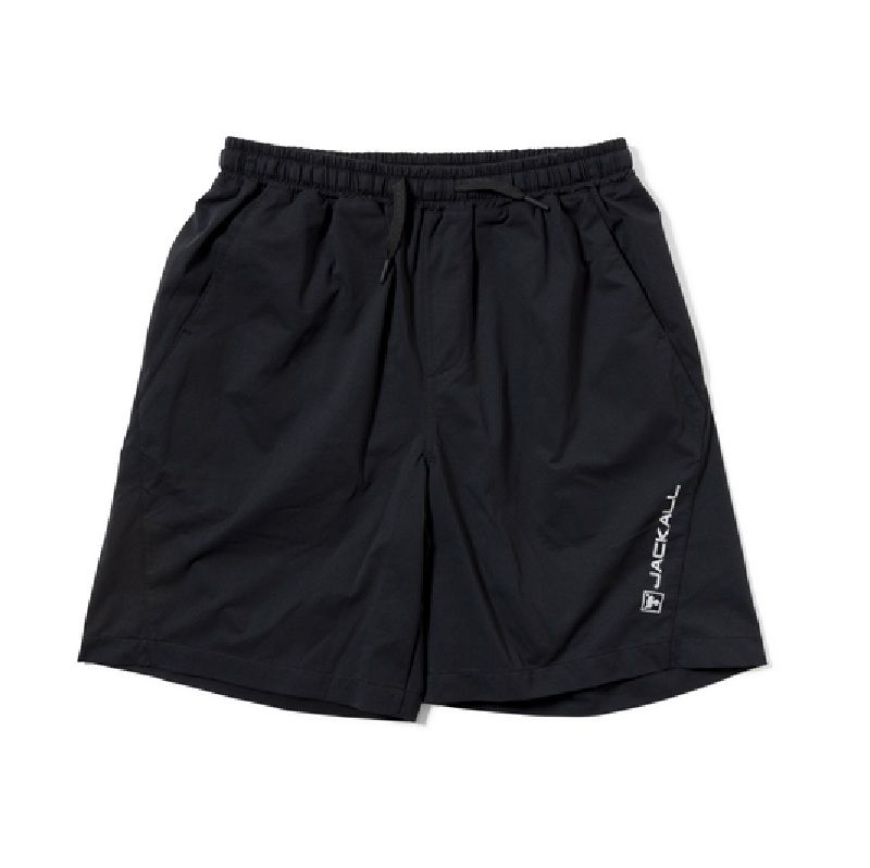 PA-B002 ドライメッシュハーフパンツ L ブラック / 通気性 ストレッチ性 半ズボン 夏物