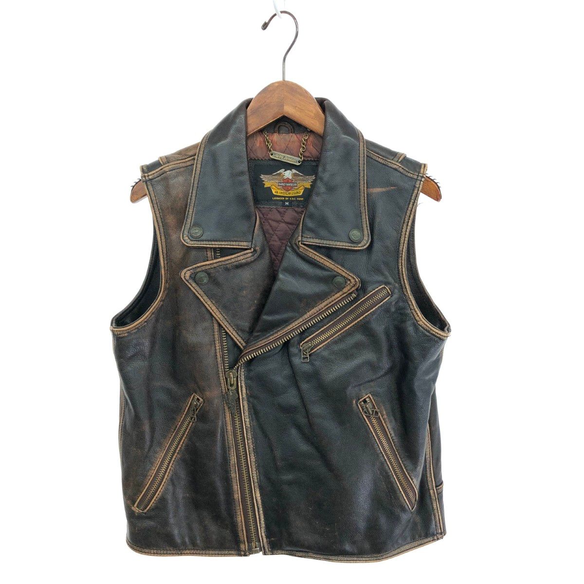 HARLEY DAVIDSON ハーレーダビッドソン ダブルライダースベスト サイズ 