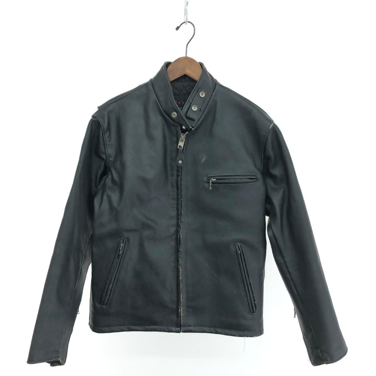 schott ショット シングルレザージャケット サイズ:40 ：DUROJAC BY Schott    ブラック メンズ / 240001172953 schott ショット シングルレザージャケット サイズ:40 ：DUROJAC BY