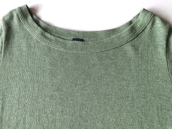 45R 45rpm R刺繍 擬麻綿 リネンライクコットン ギマニットのチュニック