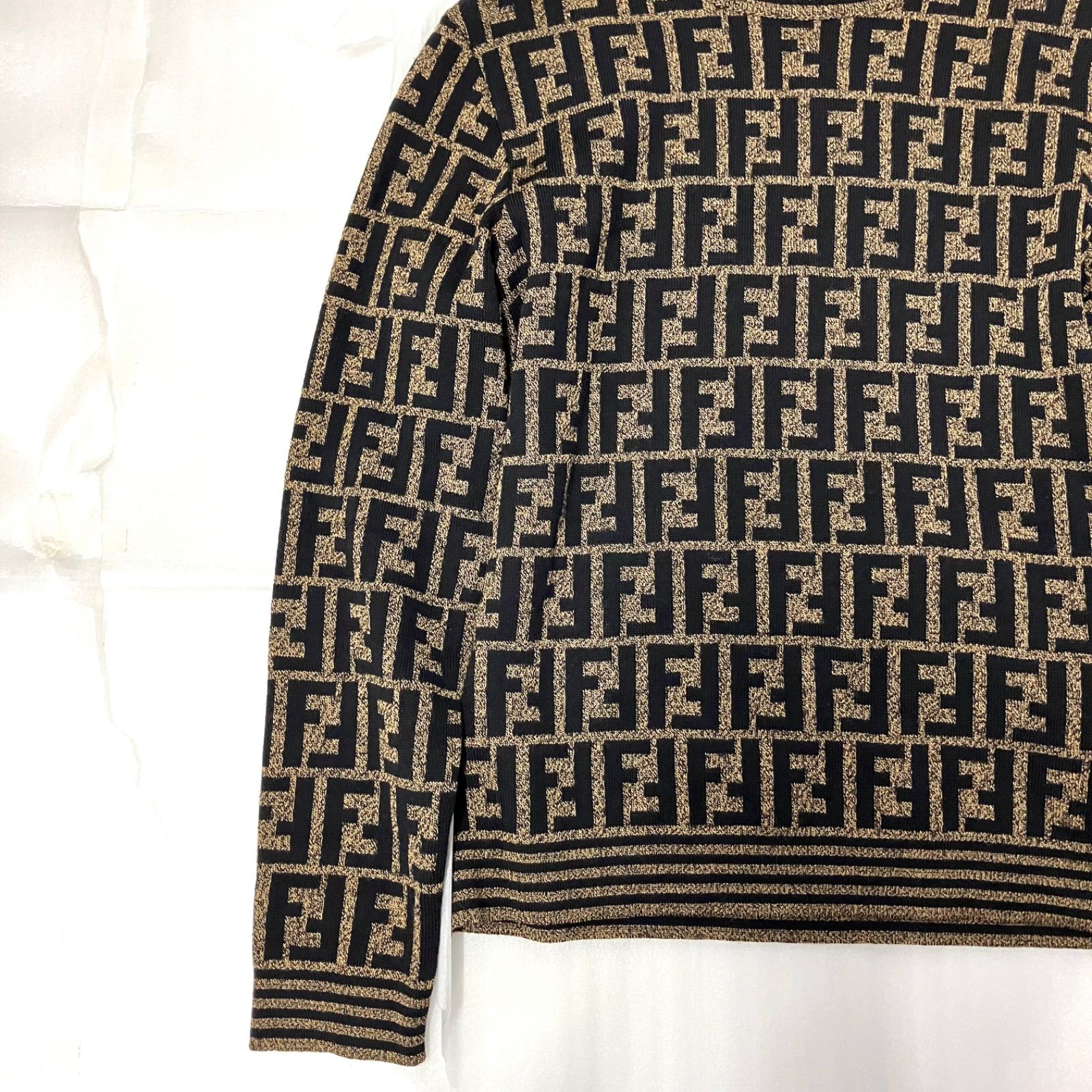 TB173【お買い得】FENDI 長袖セーター ズッカ柄 タートルネック - メルカリ