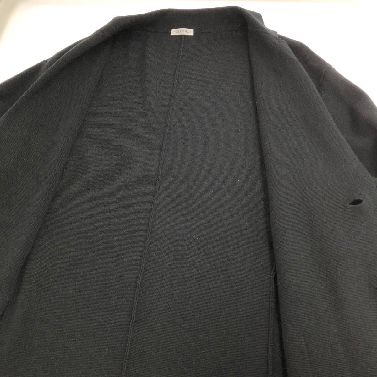 ＋CLOTHET クロスクローゼット ミラノリブニットジャケット サイズ:3