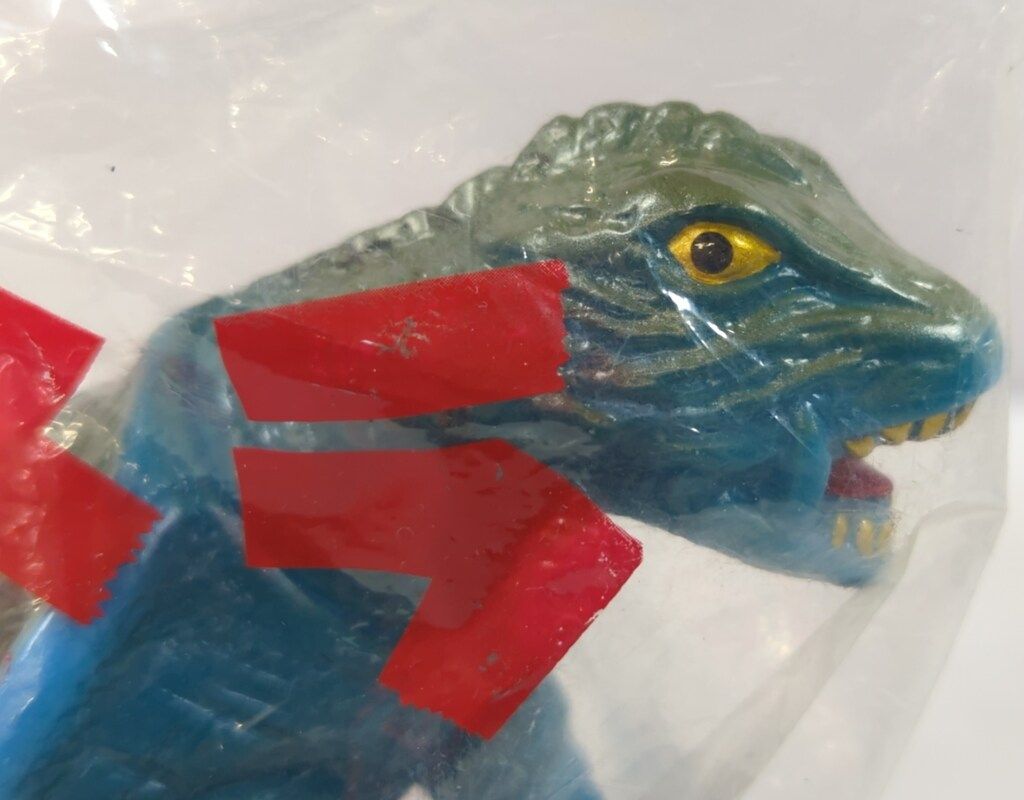 M1号 復刻マルザンソフト怪獣 ガメラ 青成型/緑スプレー ミドル - メルカリ