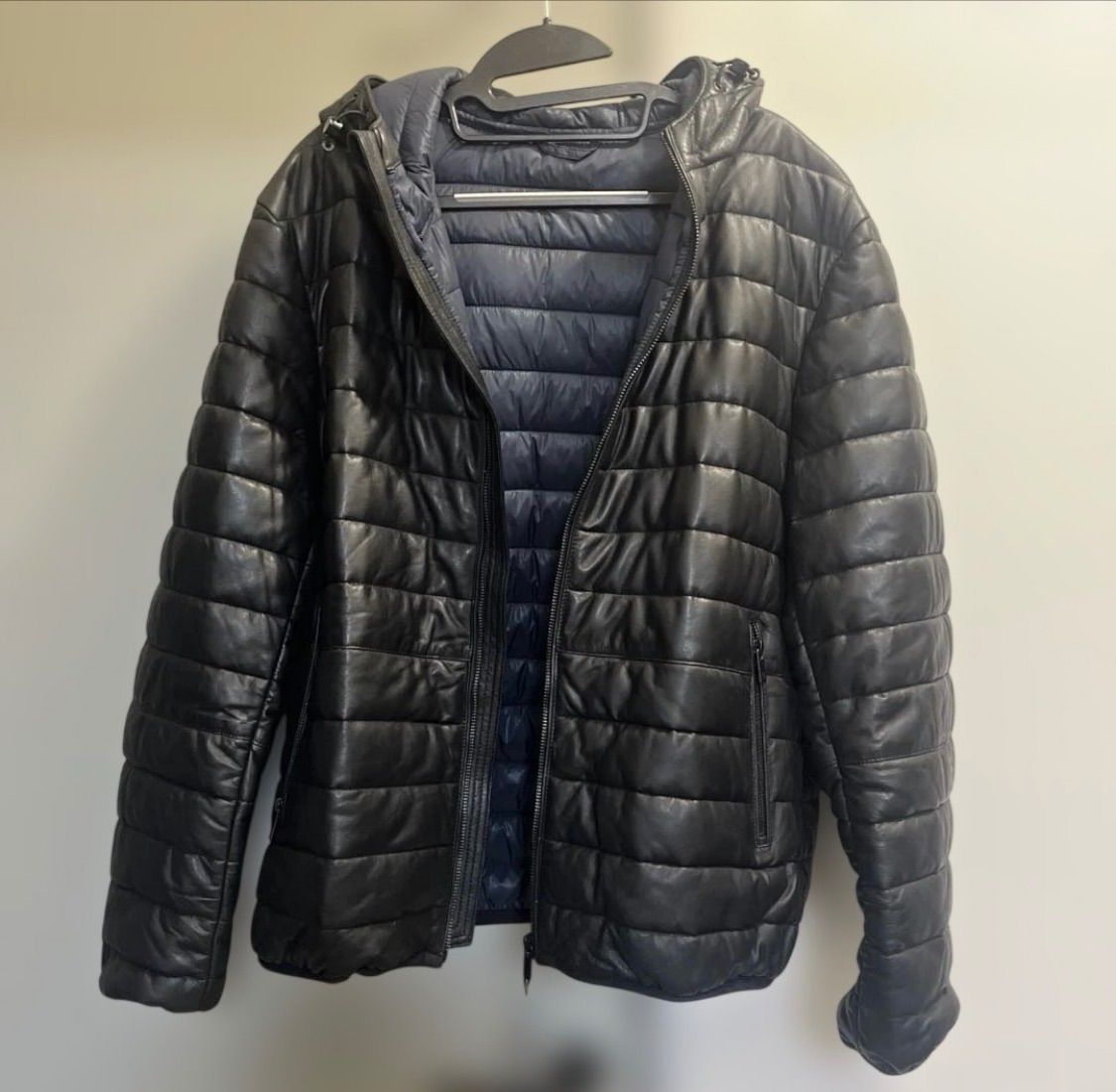 riri様 Massimo Dutti ライダース レザージャケット ブラック 未使用タグ付き】MassimoDutti 革ジャン ジャケット レザー ブラック