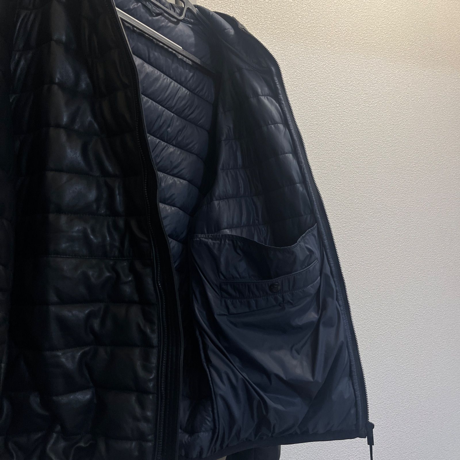 未使用タグ付き】MassimoDutti 革ジャン ジャケット レザー ブラック