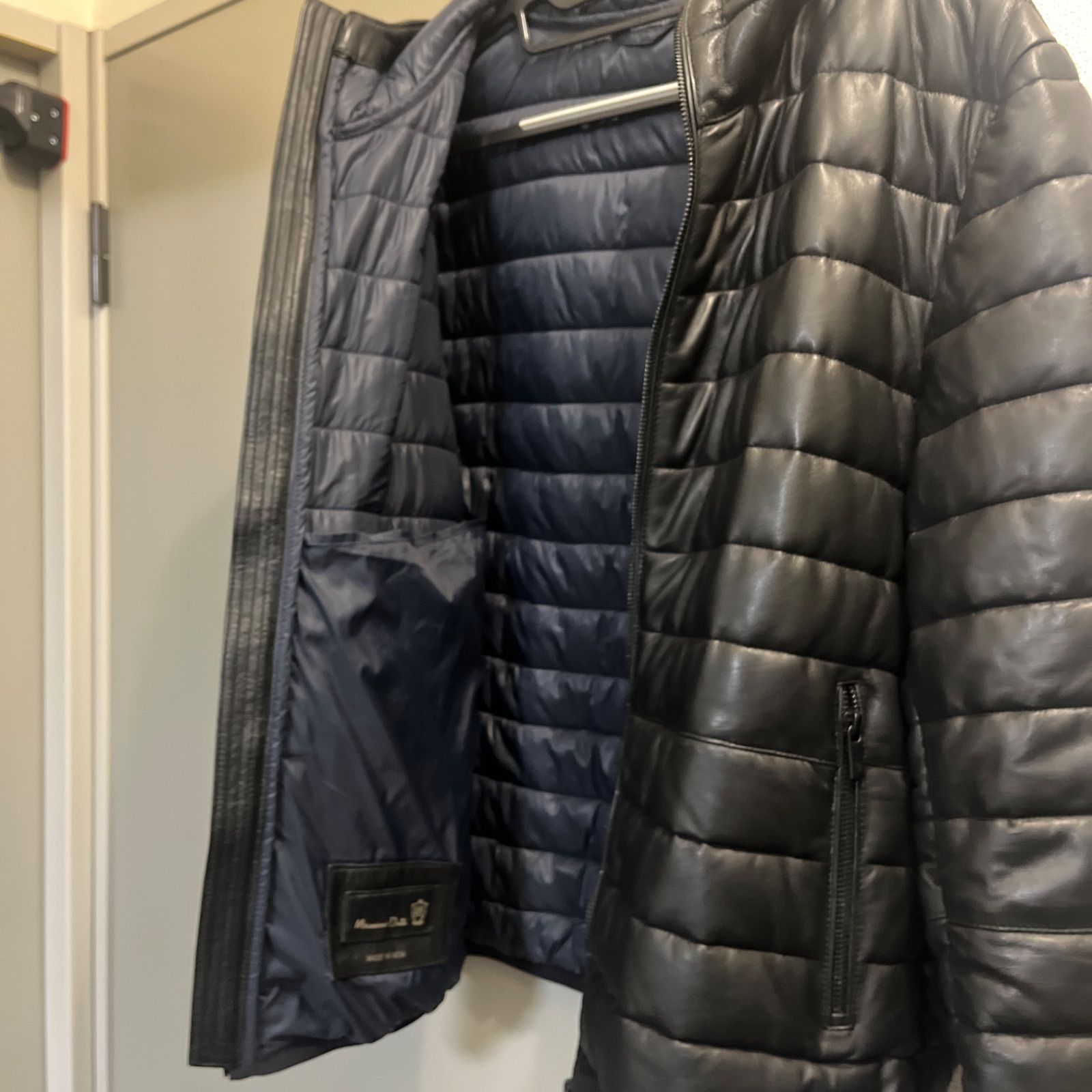 未使用タグ付き】MassimoDutti 革ジャン ジャケット レザー ブラック