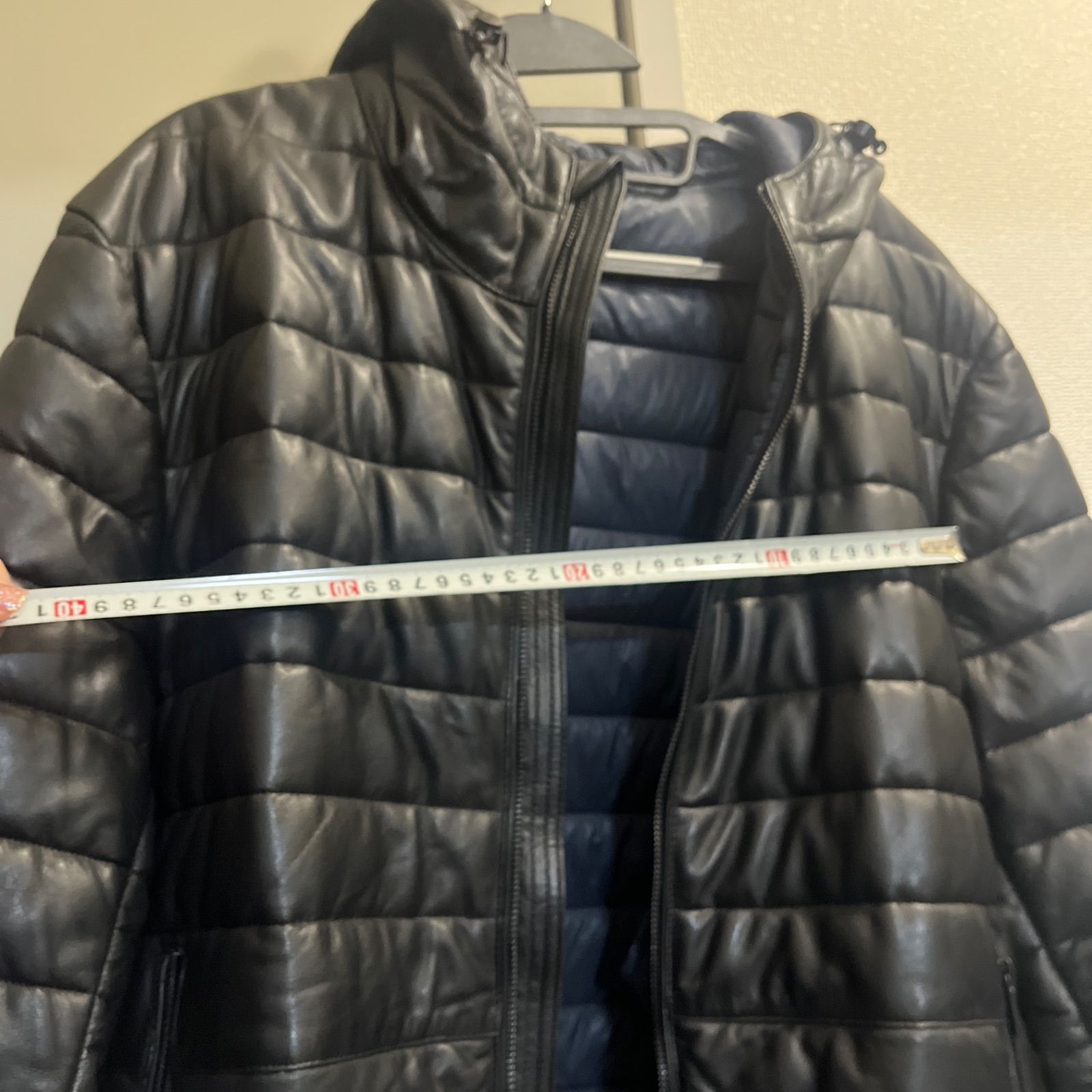 未使用タグ付き】MassimoDutti 革ジャン ジャケット レザー ブラック