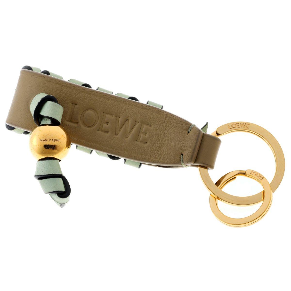 ロエベ/LOEWE クロスブレイデッド キーリング / キーホルダー 