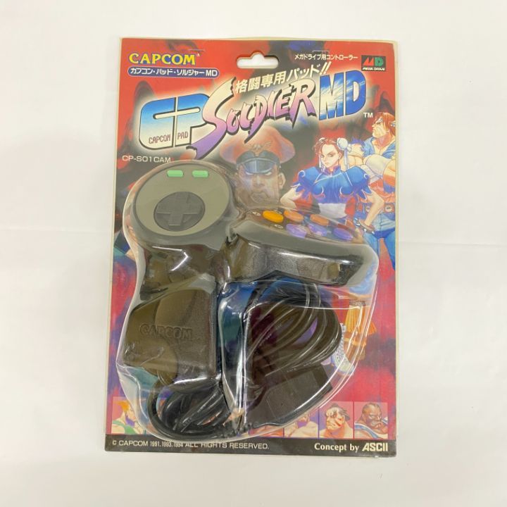 [東店24-3679-2604] [店舗併売]カプコンパットソルジャーMD メガドライブ専用パッド 未開封品