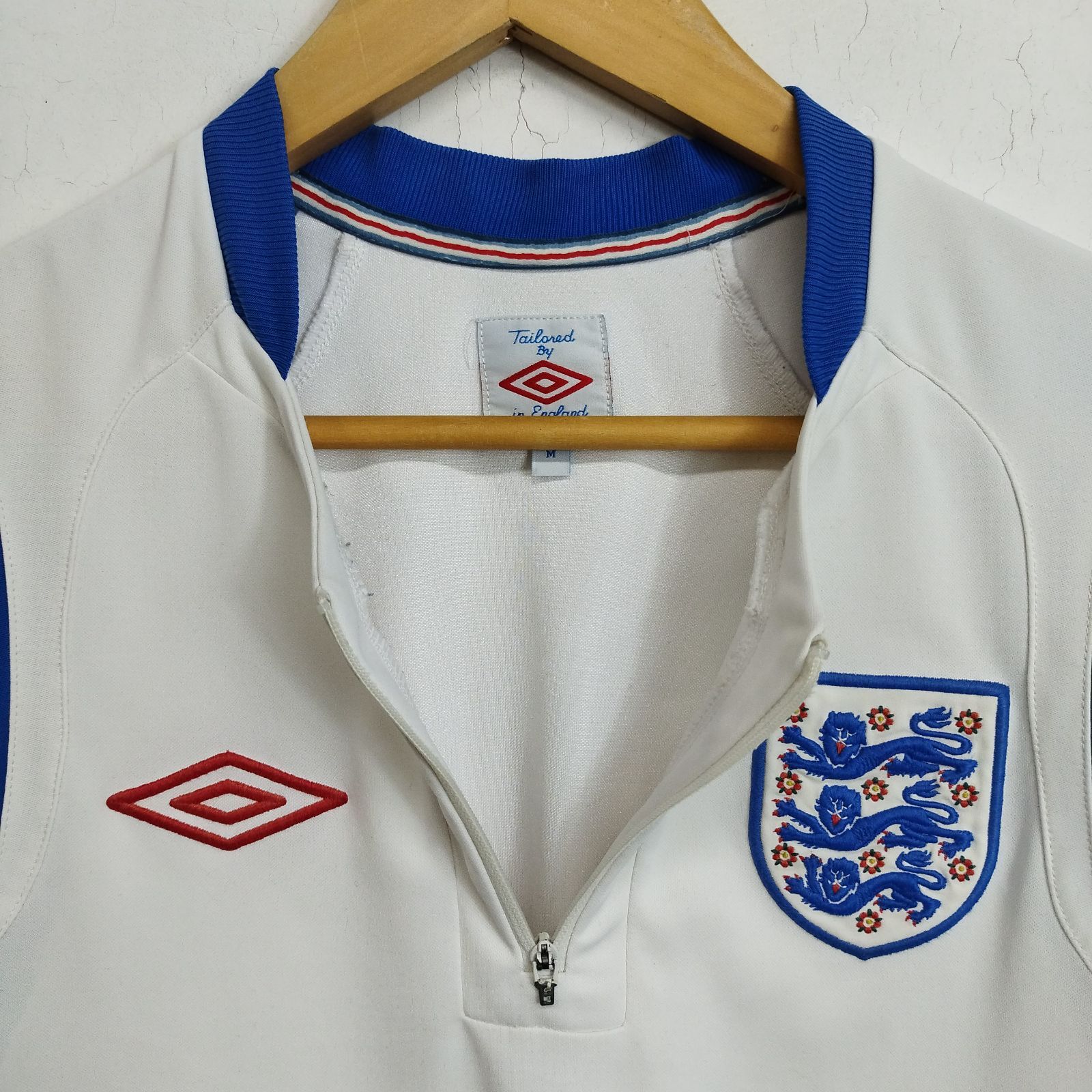 00s Umbro イングランド代表 2010-11 ゲームシャツ ホームモデル