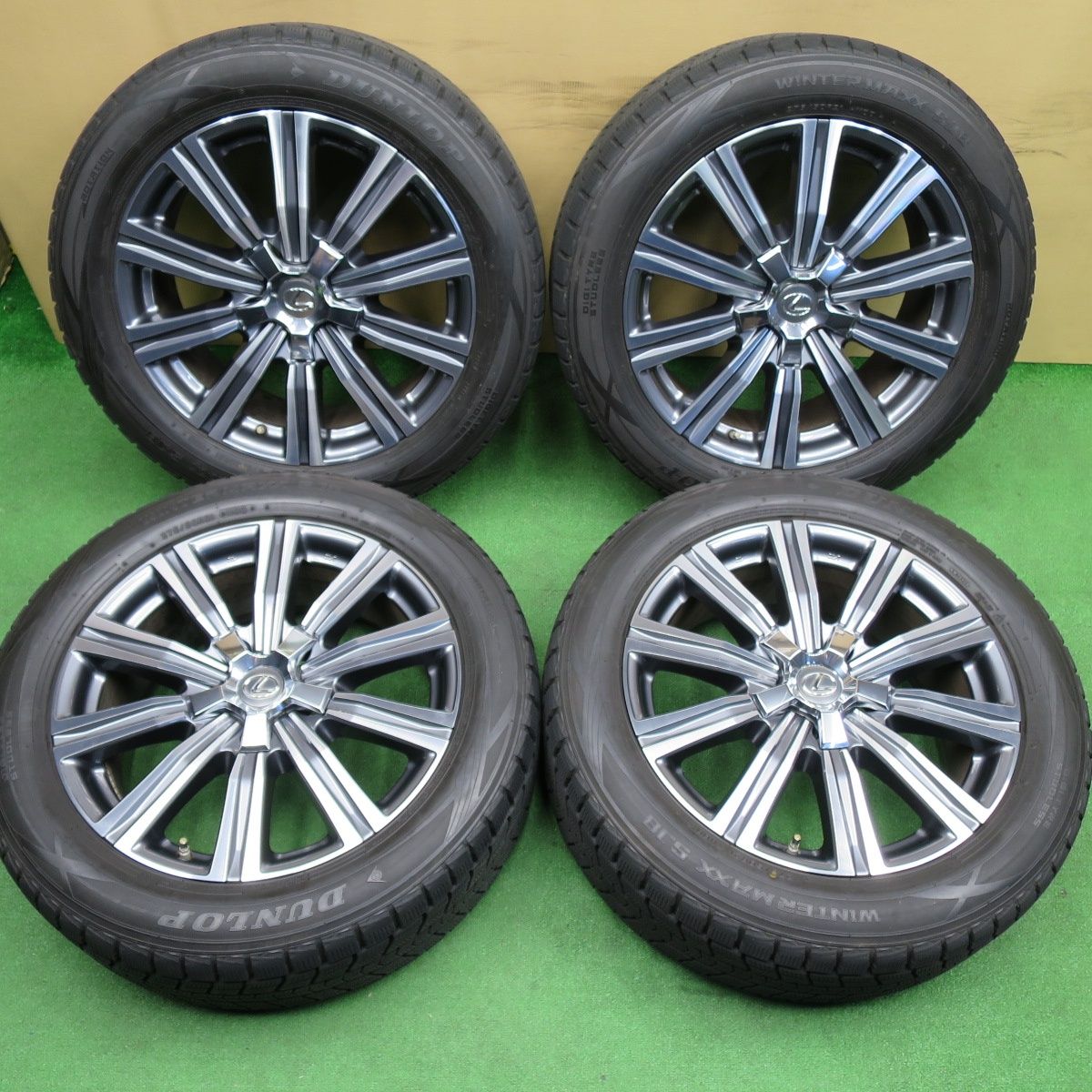 センサー付！バリ溝！9分★レクサス LX 570 純正 275/50R21 スタッドレス ダンロップ ウインターマックス SJ8 21インチ PCD150/5H★6041204NKス 82,390円