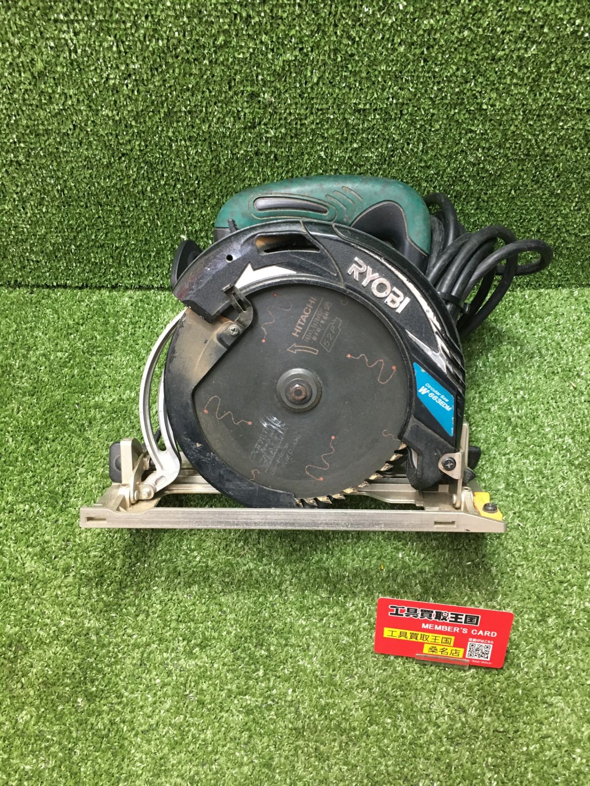 中古品】【0902】☆ KYOCERA(京セラ) 165㎜電子丸ノコ AW663EDM 