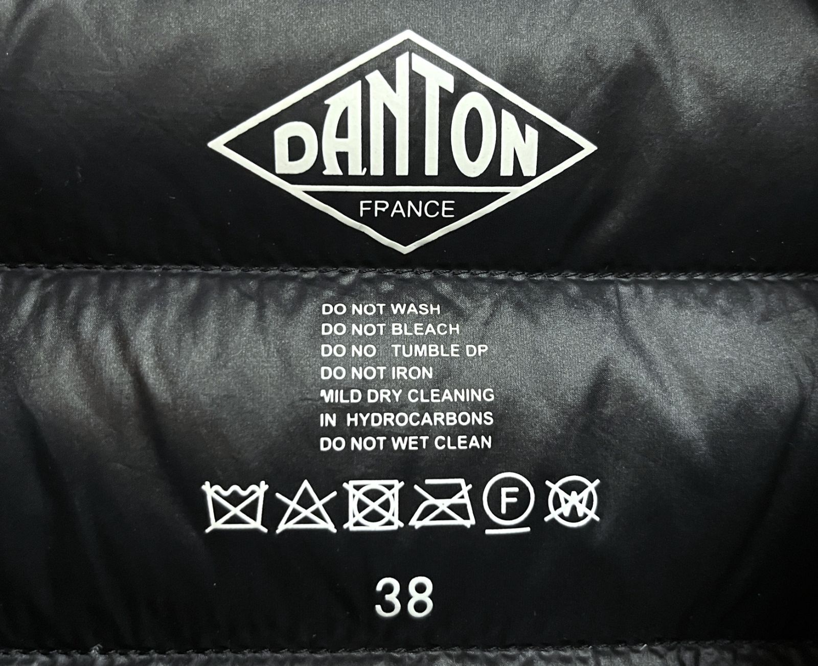 DANTON｜ダントン ノーカラー インナーダウン JD-8751 - メルカリ
