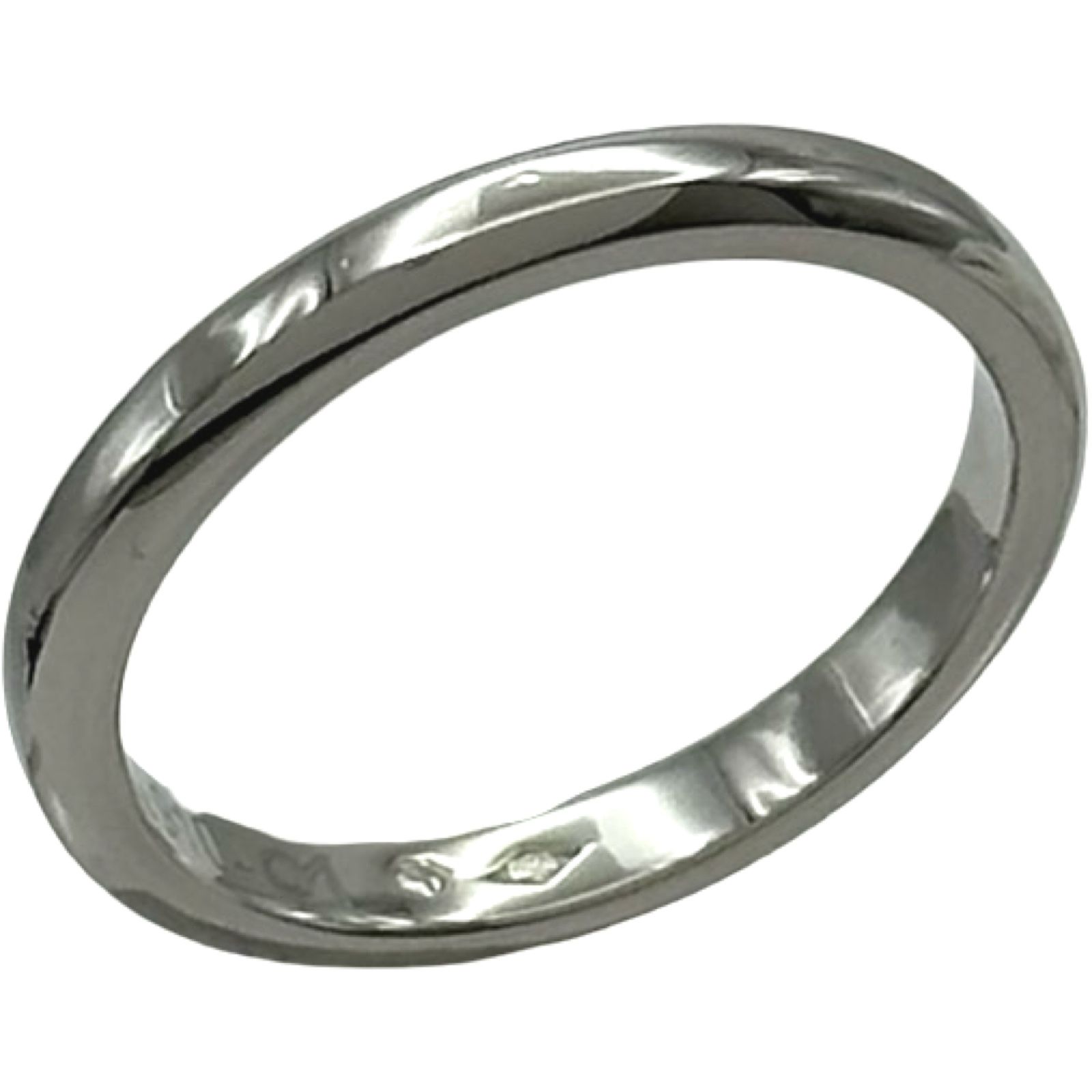 カルティエ Cartier Pt950 バンド リング 52号 プラチナ 【公式通販】