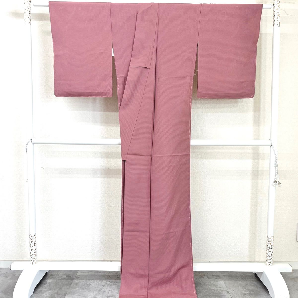 美品 逸品 上品 夏物 絽 正絹 一つ紋 色無地 K1332 - メルカリ