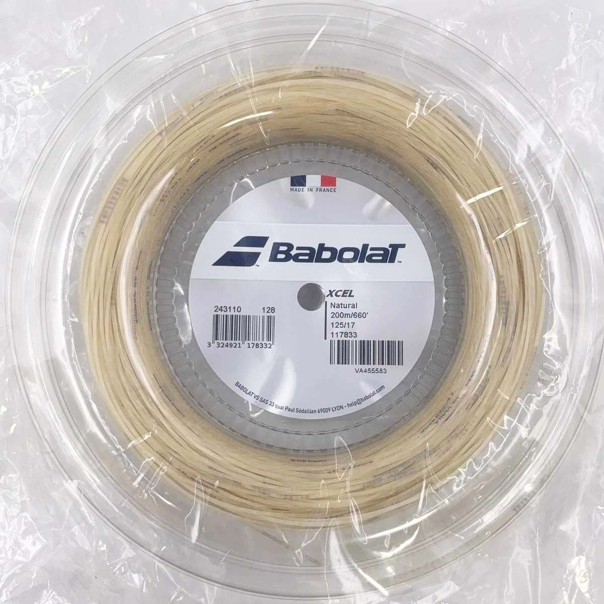 未使用】バボラ XCEL エクセル 125 硬式 テニス ストリング ガット 
