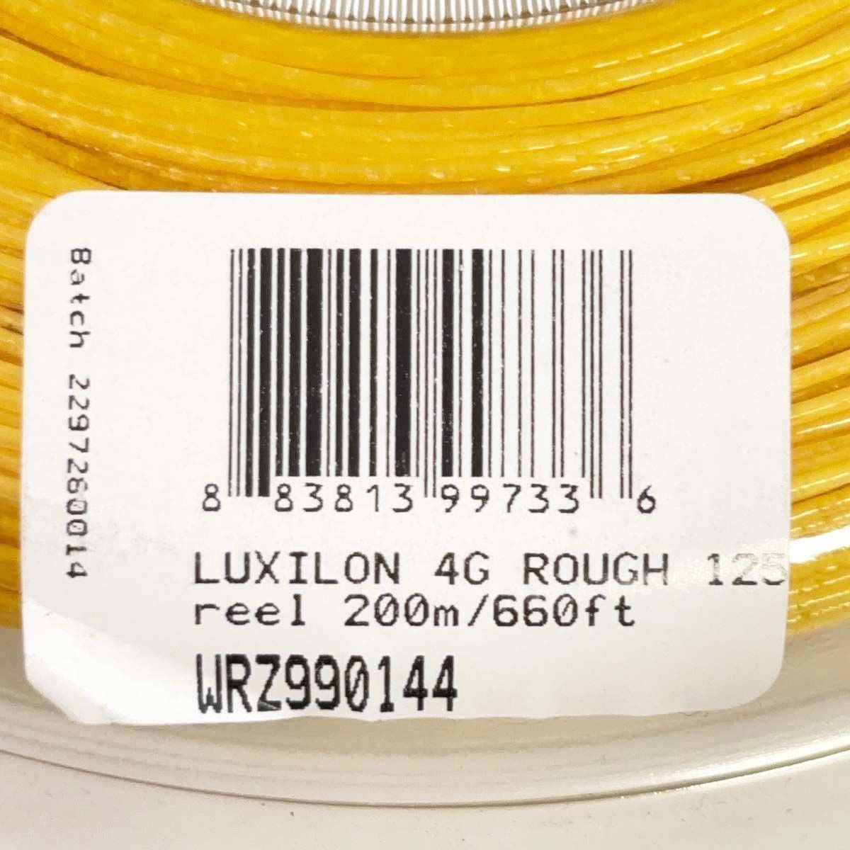 【未使用】LUXILON ルキシロン 4G ROUGH 125 ラフ 硬式 テニス ストリング ガット 200m ロール ゴールド WRZ990144 1.25mm 【未使用】LUXILON ルキシロン 4G ROUGH 125 ラフ 硬式 テニス ストリング ガット 200m ロール ゴールド WRZ990144 1.25mm