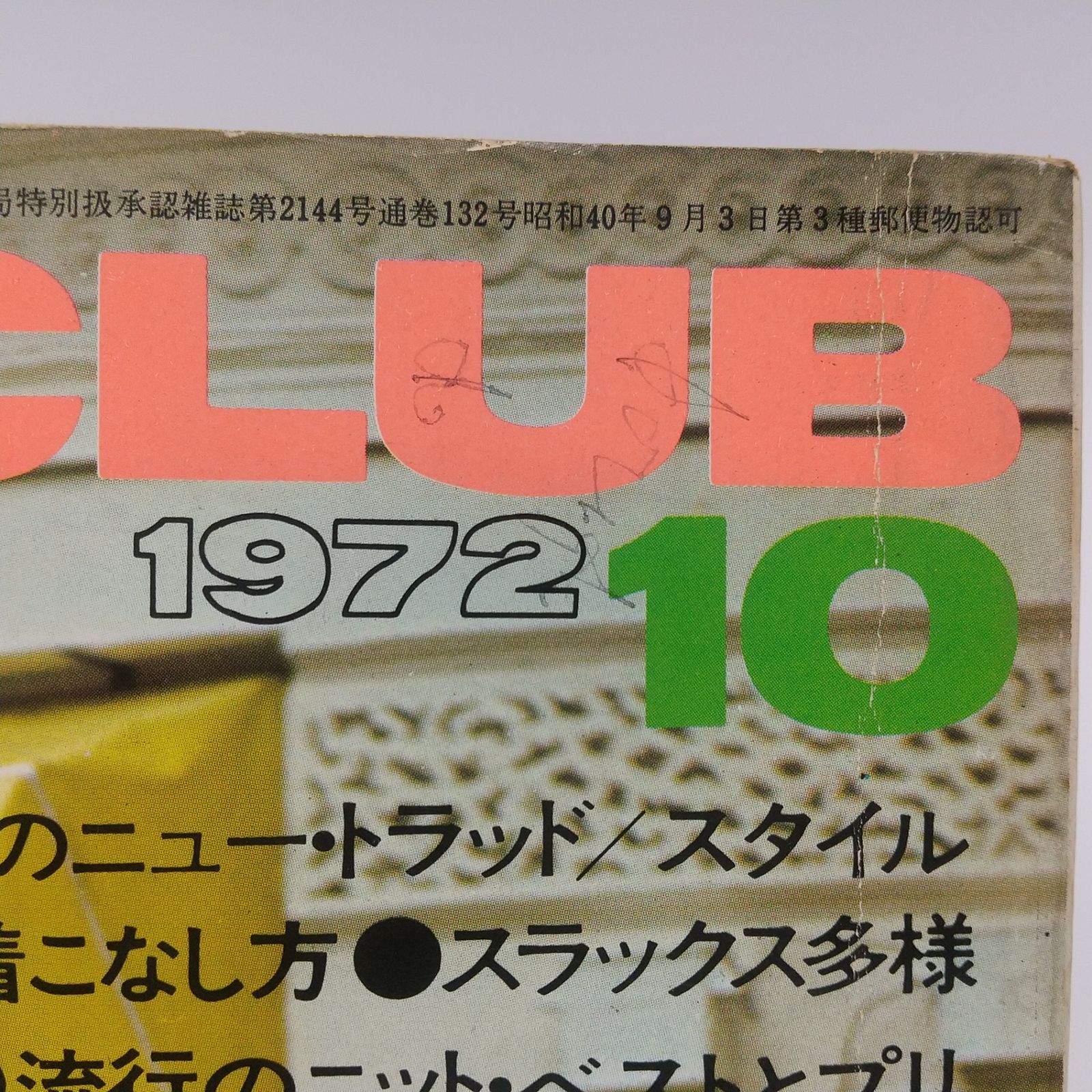 まとめ売り】MEN'S CLUB 7冊まとめ売り 1972年代(昭和47年)~1985年代