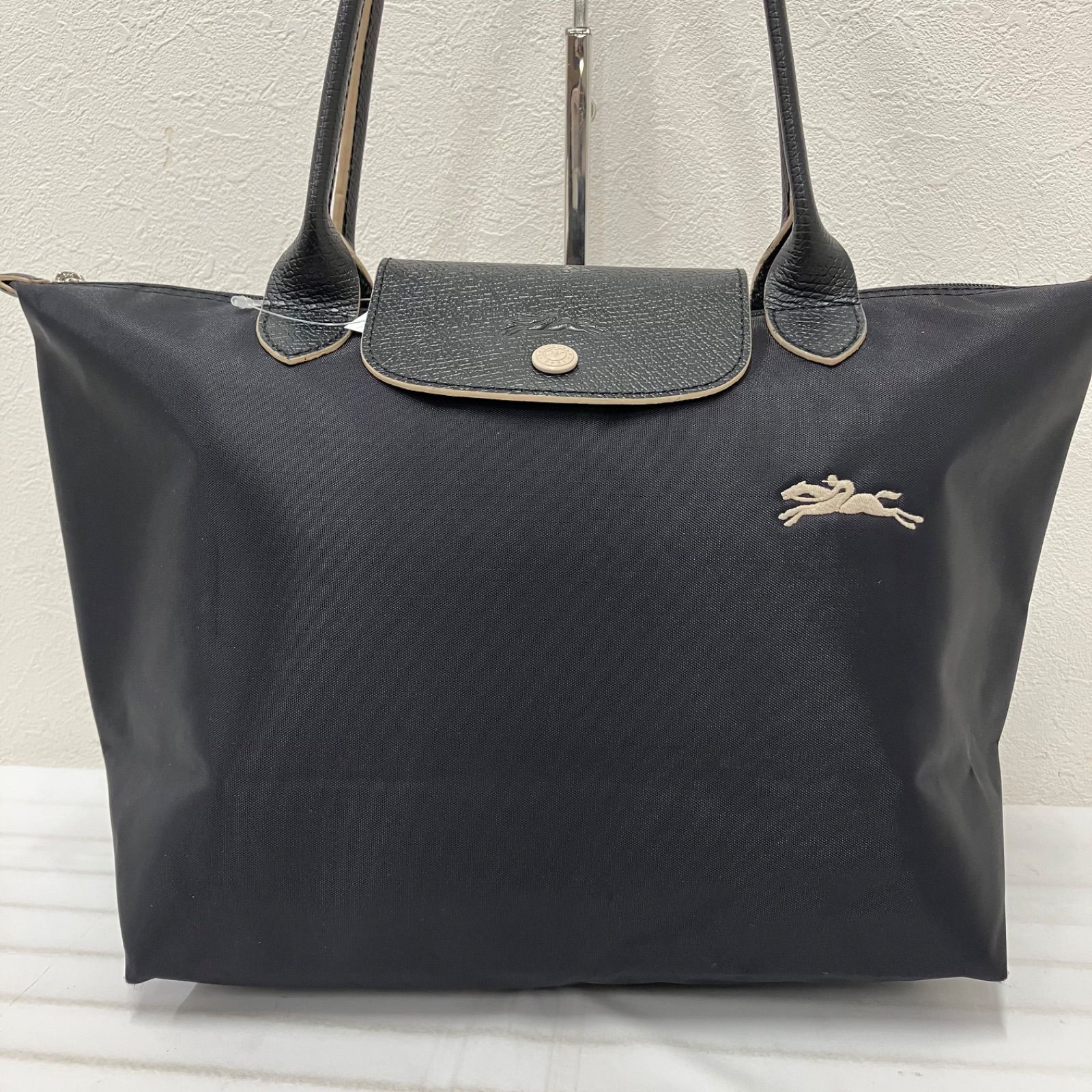 2536 LONGCHAMP ロンシャン トートバッグ ルプリアージュ ブラック系 