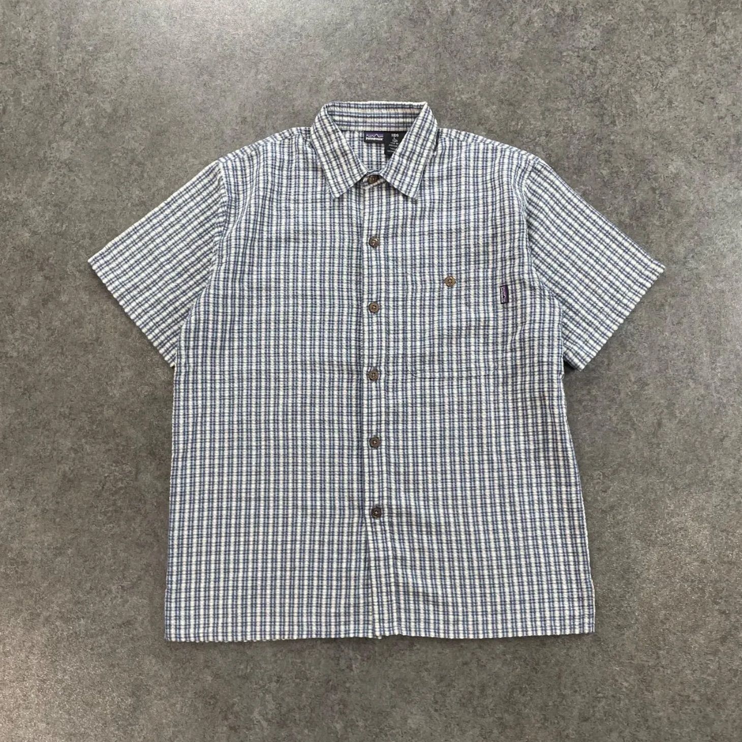 半袖シャツ 90s 00s Patagonia パタゴニア 半袖シャツ チェック柄 シア