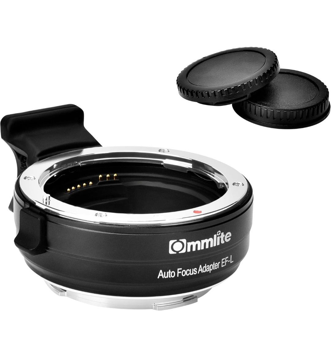 Commlite CM-EF-L マウントアダプター Canon(キヤノン)EF/EF-Sレンズ-SIGMA FP Panasonic(パナソニック)S5 S1 S1R S1H Leica(ライカ)SL601 SL2 Lマウントアダプター