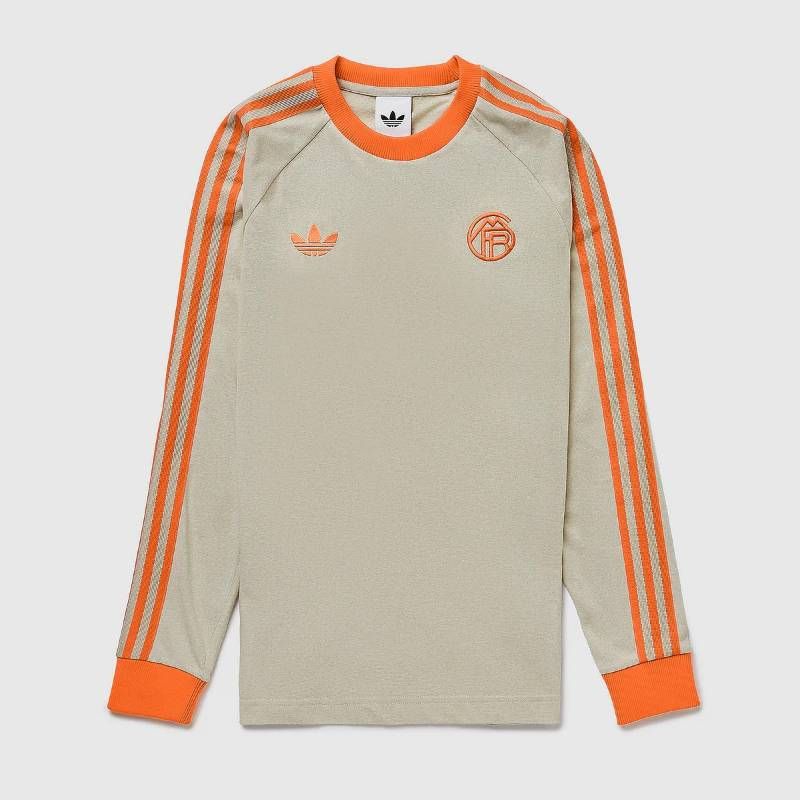 【送料無料・匿名配送】adidas Originals アディダス オリジナルス バイエルン・ミュンヘン 25/26 公式 OG 長袖シャツ ベージュ 新品 正規品