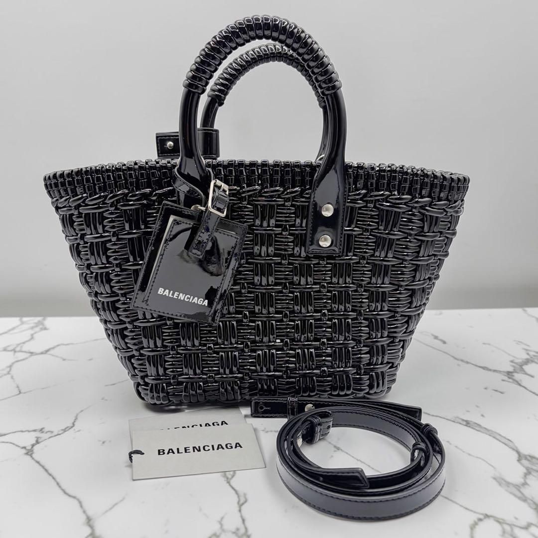 ⭐️美品⭐️ バレンシアガ ビストロ バスケット XS カゴバッグ 黒