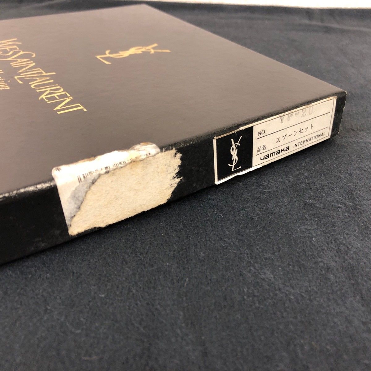 YSL イヴサンローラン カトラリー デザート スプーン ピック　各5本 イヴサンローラン カトラリー デザートピック/デザートフォーク セット