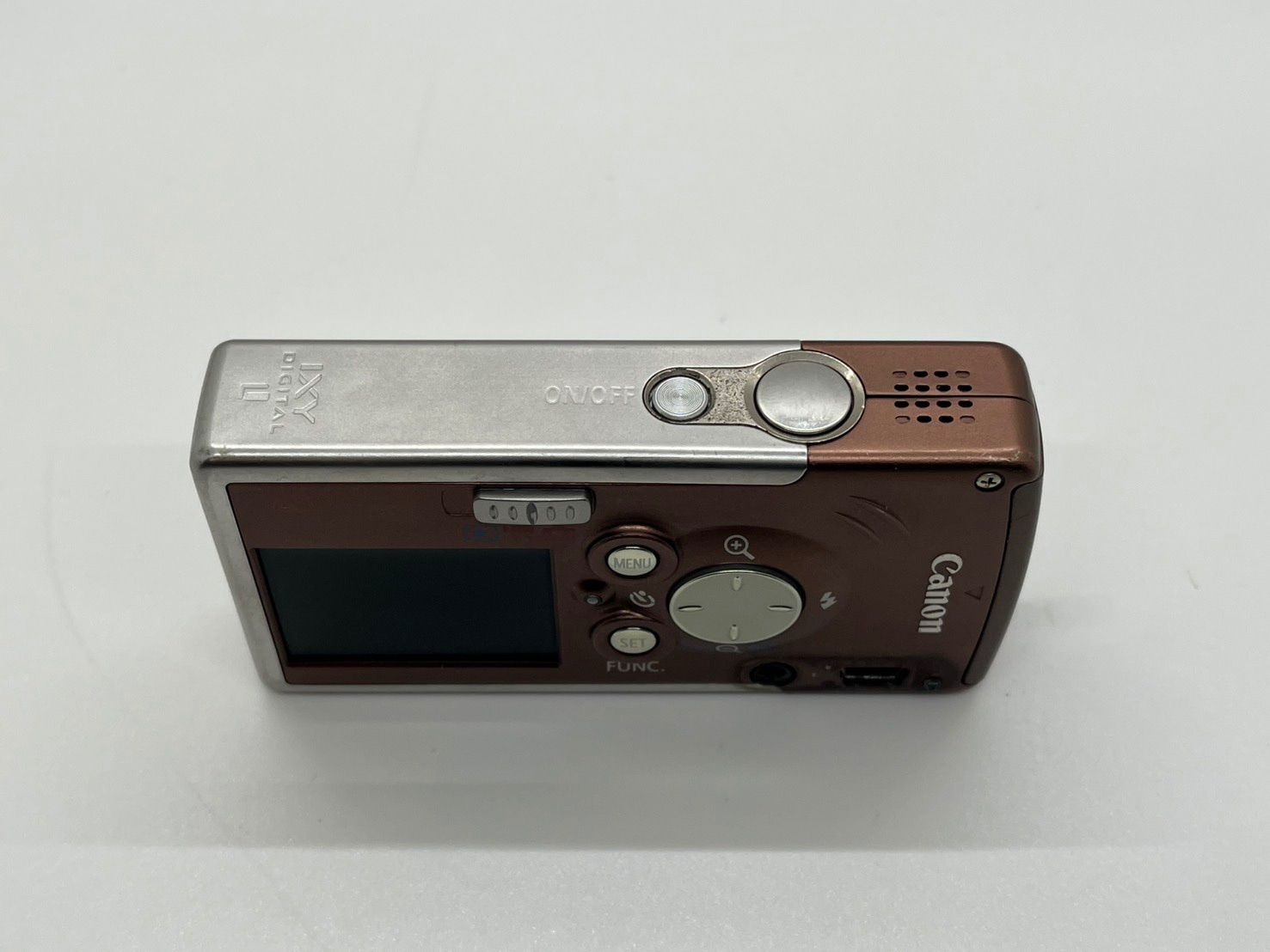 0163 Canon IXY DIGITAL L1 ブラウン デジカメ ジャンク品【ネ