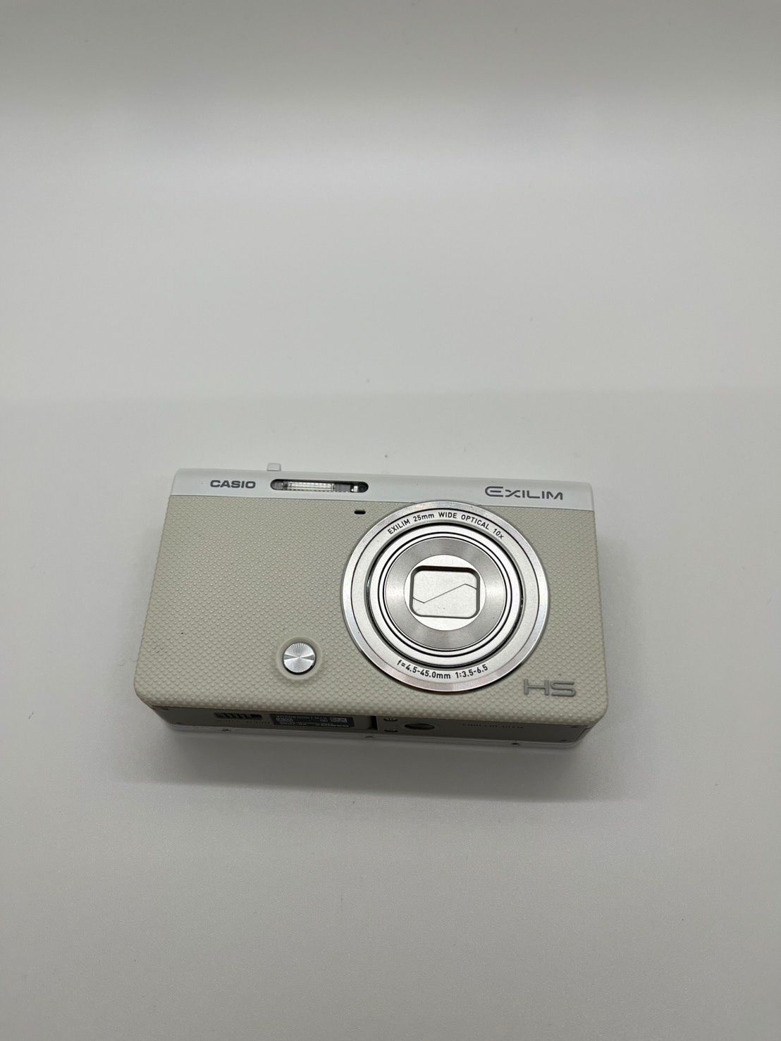 0164 Casio EXILIM EX-ZR50 ホワイト デジカメ ジャンク品【ネ