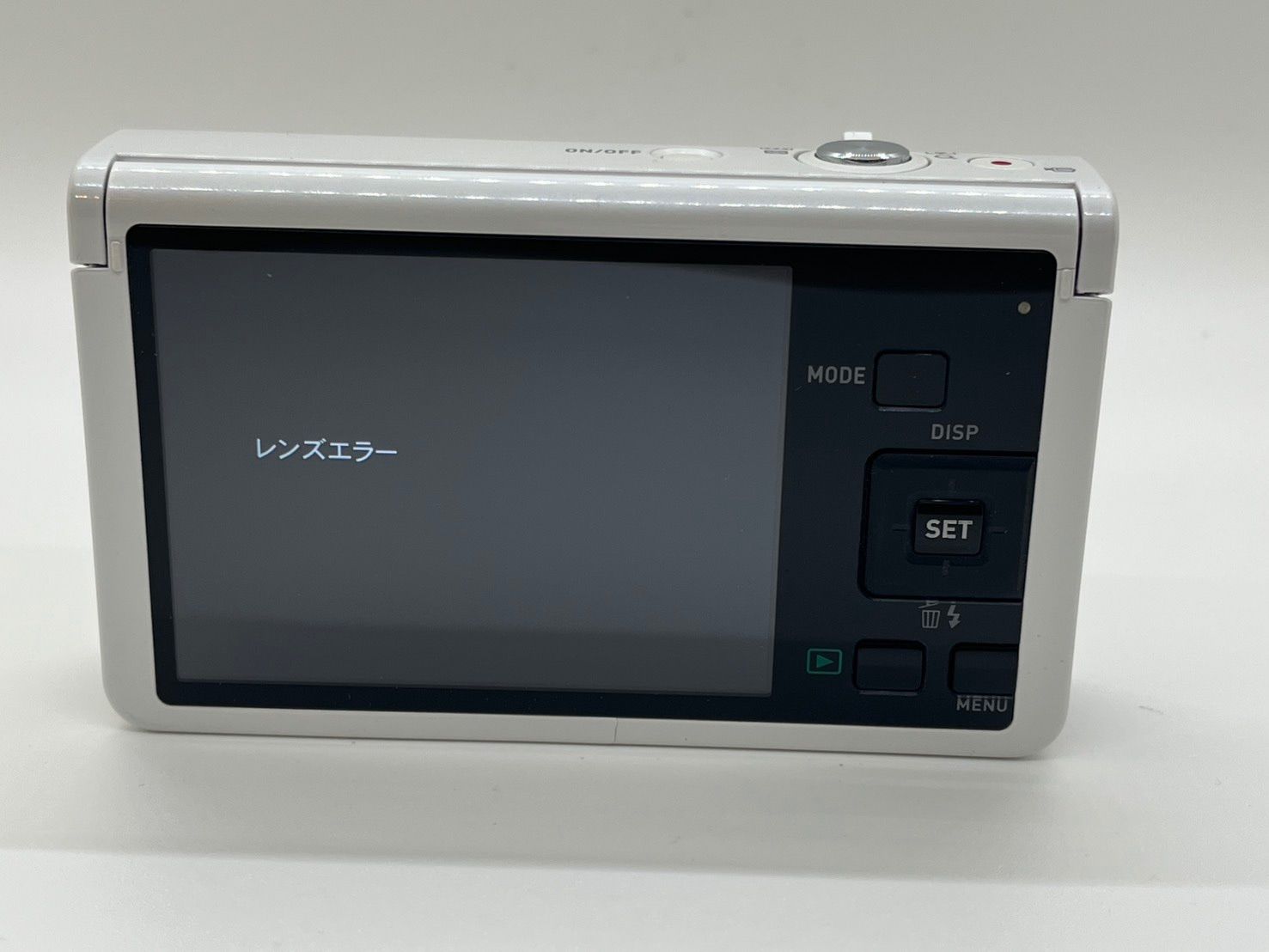 0164 Casio EXILIM EX-ZR50 ホワイト デジカメ ジャンク品【ネ