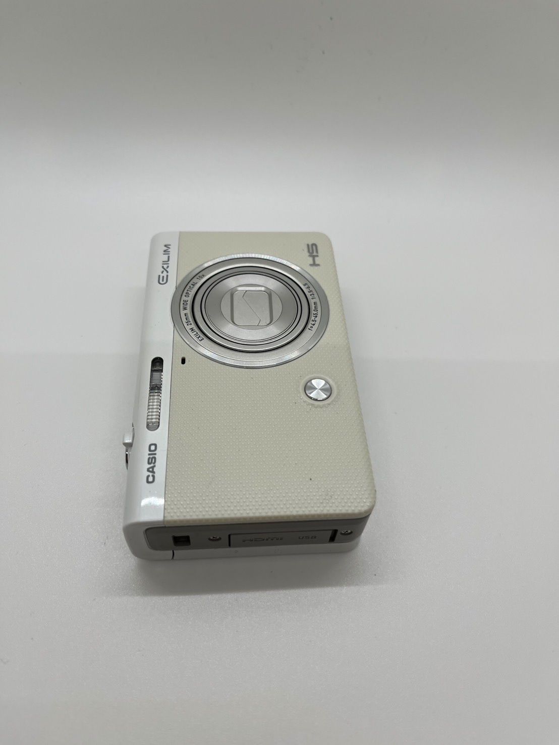 0164 Casio EXILIM EX-ZR50 ホワイト デジカメ ジャンク品【ネ