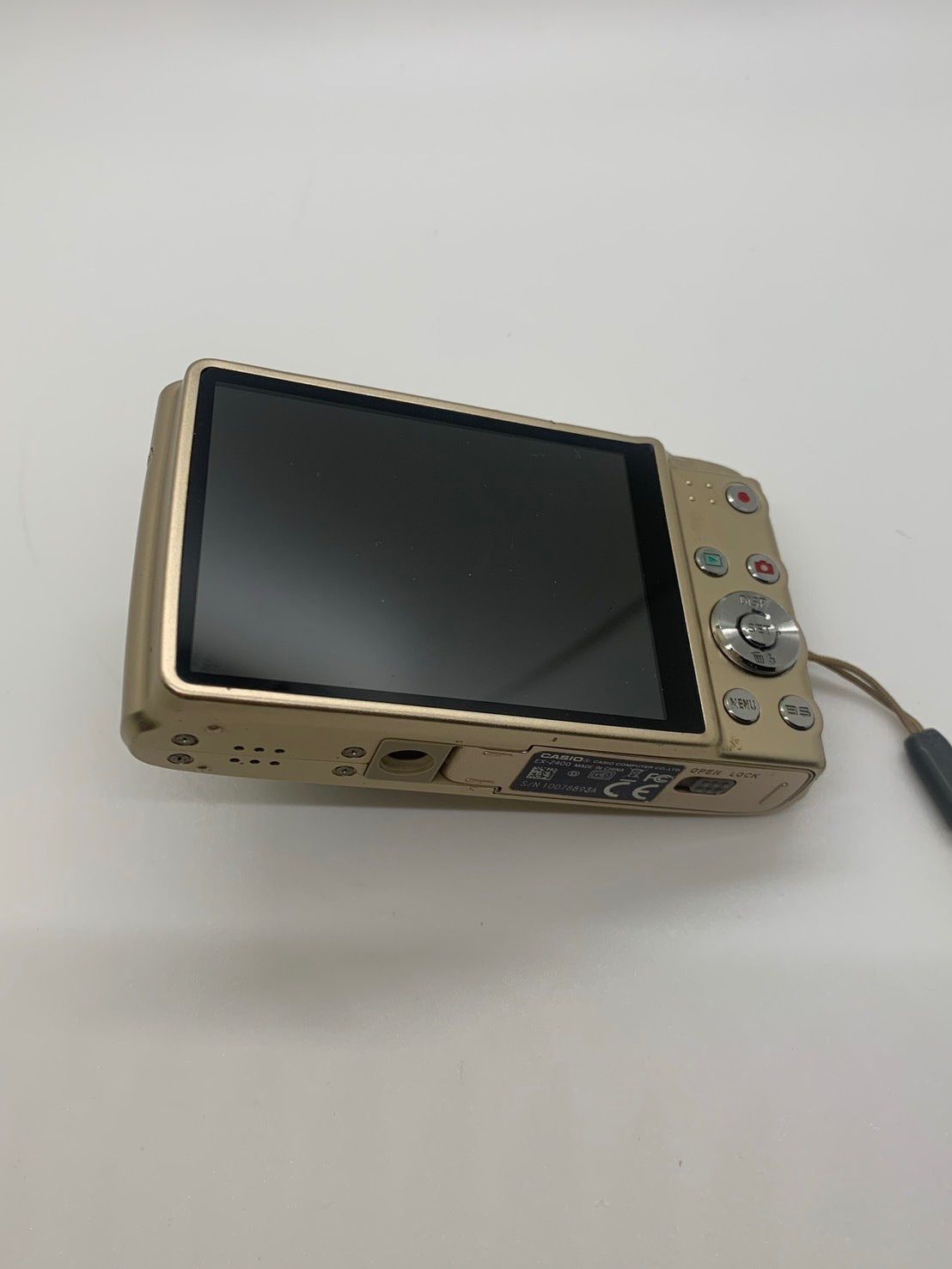 0167 Casio EXILIM EX-Z400 ゴールド デジカメ ジャンク品【タ